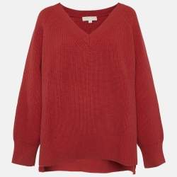 MICHAEL Michael Kors Red Rib Knit Jumper XL