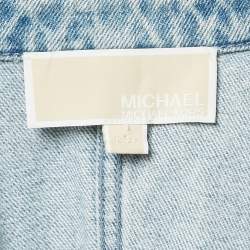 MICHAEL Michael Kors Blue Denim Mini Dress S