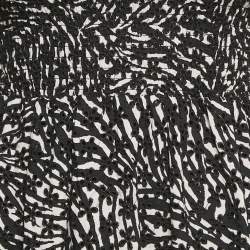 MICHAEL Michael Kors Black Broderie Anglaise Cotton Smocked Mini Dress XXS