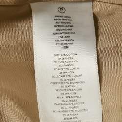 Pre Owned MICHAEL Michael Kors Beige Cotton Belted Mini Dress XS