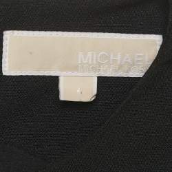 Pre Owned MICHAEL Michael Kors Black Crepe Sleeveless Mini Dress S 