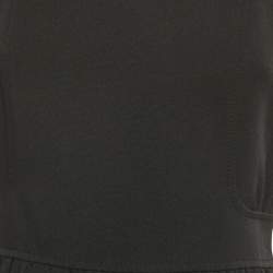 Pre Owned MICHAEL Michael Kors Black Crepe Sleeveless Mini Dress S 