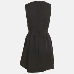 Pre Owned MICHAEL Michael Kors Black Crepe Sleeveless Mini Dress S 