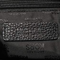 MICHAEL Michael Kors Black Pebbled Leather Chain Shoulder Bag