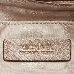 MICHAEL Michael Kors Gold Leather Satchel