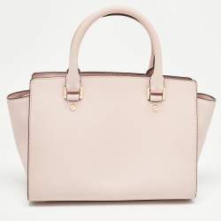 MICHAEL Michael Kors Pink Leather Medium Selma Satchel