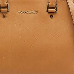 MICHAEL Michael Kors Beige Leather Large Selma Tote