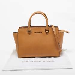 MICHAEL Michael Kors Beige Leather Large Selma Tote