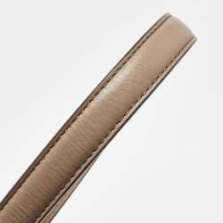 Pre Owned MICHAEL Michael Kors Beige Leather Gladstone Satchel