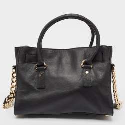 Pre Owned حقيبة يد مايكل مايكل كورس هاميلتون ايست ويست جلد بنية متوسطة