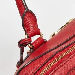 Pre Owned MICHAEL Michael Kors Red Leather Satchel