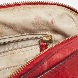 Pre Owned MICHAEL Michael Kors Red Leather Satchel