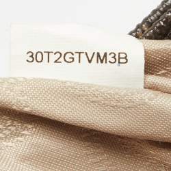 MICHAEL Michael Kors Brown/Beige Sigature Coated Canvas and Leather Jet Set Travel Messenger Bag