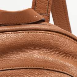 Pre Owned MICHAEL Michael Kors Brown Leather Backpack