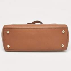 مملوكة مسبقًا MICHAEL Michael Kors Brown Leather Large Cynthia Tote