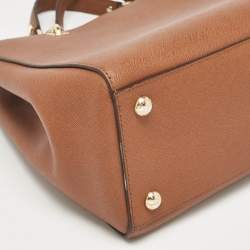 مملوكة مسبقًا MICHAEL Michael Kors Brown Leather Large Cynthia Tote
