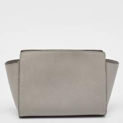 MICHAEL Michael Kors Grey Leather  Small Selma Crossbody Bag