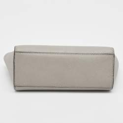 MICHAEL Michael Kors Grey Leather  Small Selma Crossbody Bag