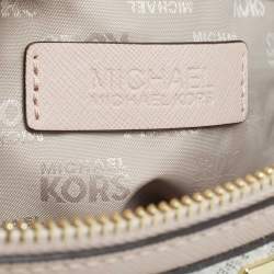 MICHAEL Michael Kors Pink Leather Small Studded Sandrine Satchel