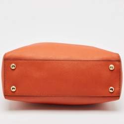 Pre Owned حقيبة يد توتس مايكل مايكل كورس سينثيا جلد سافيانو بني متوسطة