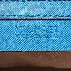 MICHAEL Michael Kors Blue Leather Small Selma Crossbody Bag