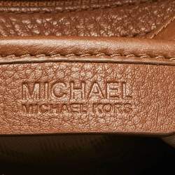 MICHAEL Michael Kors Brown Soft Leather Anabelle Zip Tote