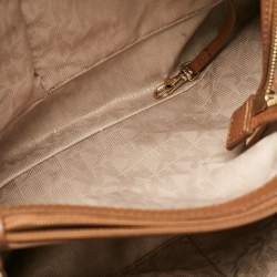 MICHAEL Michael Kors Brown Soft Leather Anabelle Zip Tote