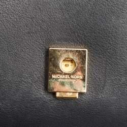 MICHAEL Michael Kors Quilted Black Leather Flap Chain Clutch
