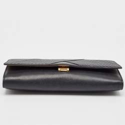 MICHAEL Michael Kors Quilted Black Leather Flap Chain Clutch