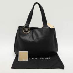 MICHAEL Michael Kors Black Leather Large Fulton Tote