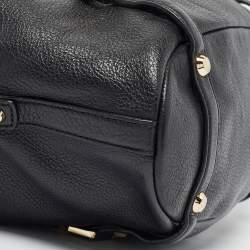 Pre Owned MICHAEL Michael Kors Black Leather Bedford Legacy Satchel