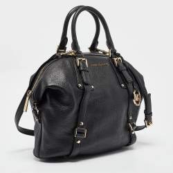 Pre Owned MICHAEL Michael Kors Black Leather Bedford Legacy Satchel