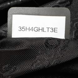 MICHAEL Michael Kors Black Python Print Leather Large East West Hamilton Tote