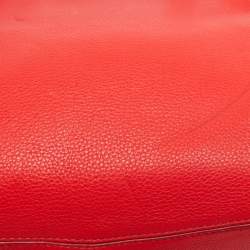 MICHAEL Michael Kors Red Soft Leather Anabelle Zip Tote