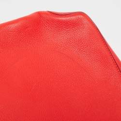 MICHAEL Michael Kors Red Soft Leather Anabelle Zip Tote