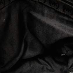MICHAEL Michael Kors Black Signature Canvas and Leather Jet Set Tote