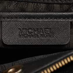 Pre Owned MICHAEL Michael Kors Black Leather Medium Sutton Tote