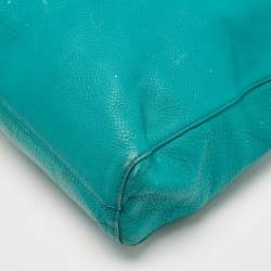 Pre Owned MICHAEL Michael Kors Green Leather North South Tote