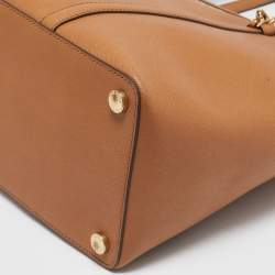 MICHAEL Michael Kors Brown Coated Canvas Large Sady Carryall Tote