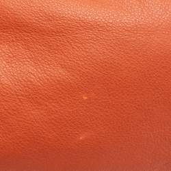 MICHAEL Michael Kors Orange Leather Chain Top Handle Bag