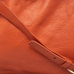 MICHAEL Michael Kors Orange Leather Chain Top Handle Bag