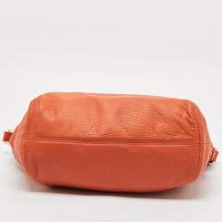 MICHAEL Michael Kors Orange Leather Chain Top Handle Bag