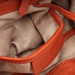 MICHAEL Michael Kors Orange Leather Chain Top Handle Bag