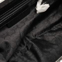 MICHAEL Michael Kors Black/Grey Leopard Print Calf Hair Berkley Clutch