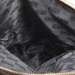 Pre Owned MICHAEL Michael Kors Black Leather Bedford Tassel Crossbody Bag