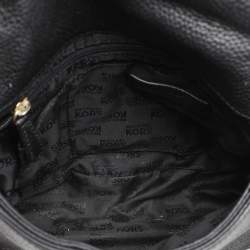 Pre Owned MICHAEL Michael Kors Black Leather Bedford Tassel Crossbody Bag