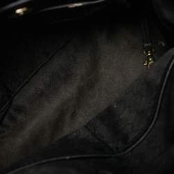 Pre Owned MICHAEL Michael Kors Black Leather Large North South Hamilton Tote