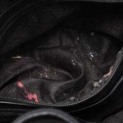 Pre Owned MICHAEL Michael Kors Black Leather Large North South Hamilton Tote