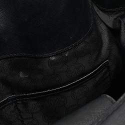 Pre Owned MICHAEL Michael Kors Black Leather Large North South Hamilton Tote