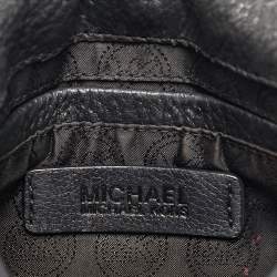 Pre Owned MICHAEL Michael Kors Black Leather Fulton Crossbody Bag